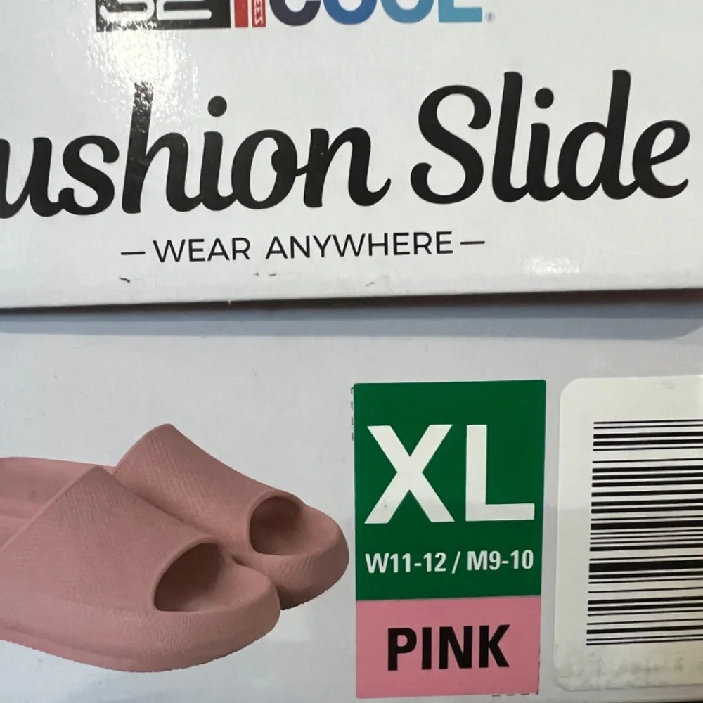 New 32 Degrees Cool Cushion Slides Slippers Sandals Shower Shoes Unisex Pink - Picture 10 of 10